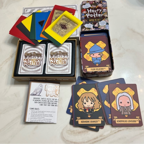 Harry Potter Memory Master Card Game & Who is it? Game - Picture 2 of 4